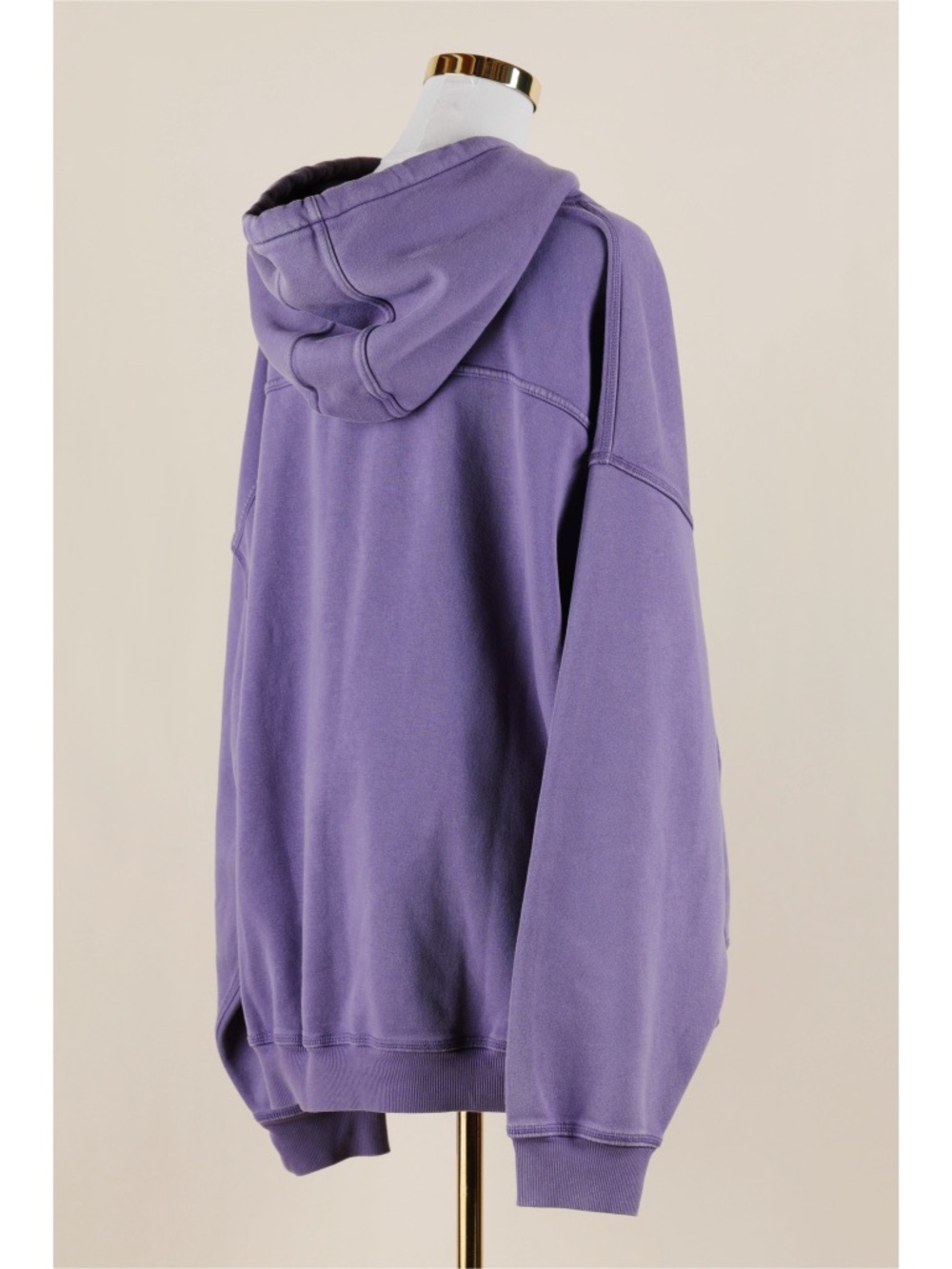 Sz L Free People Movement Final Call Front Logo Hoodie In Graphite Combo NWOT - Picture 5 of 9